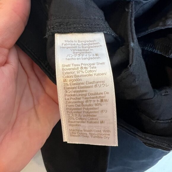 J.Crew $80 Petite Girlfriend Chino Pant Black Size P6 AD217 - Picture 2 of 10